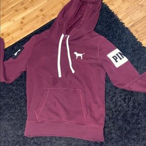 Burgundy PINK hoodie